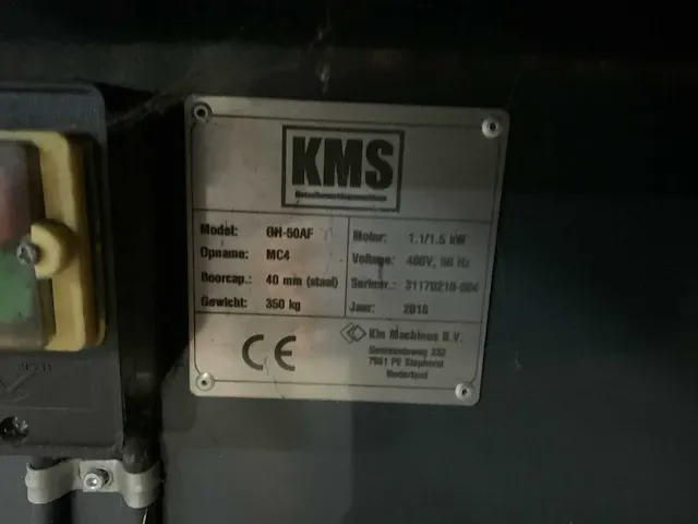 2018 kms gh-50af boor freesmachine - afbeelding 11 van  11