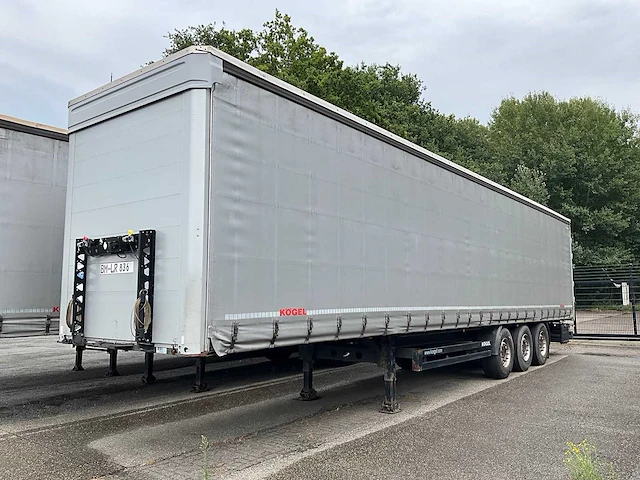 2018 kögel sn24 schuifzeil oplegger ov-03-bd - afbeelding 1 van  1