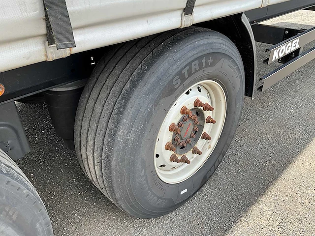 2018 kögel sn24 schuifzeil oplegger ov-91-bb - afbeelding 6 van  26