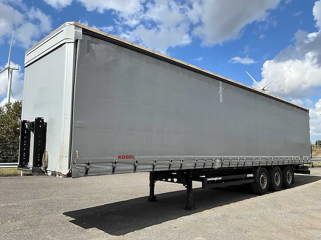 2018 kögel sn24 schuifzeil oplegger ov-91-bb - afbeelding 1 van  26