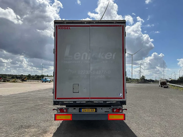 2018 kögel sn24 schuifzeil oplegger ov-91-bb - afbeelding 21 van  26