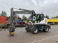 2018 komatsu pw148-10 banden graafmachine - afbeelding 1 van  42