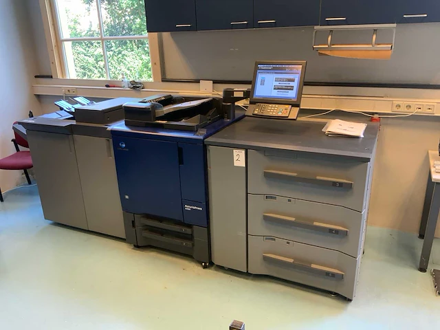 2018 konica minolta accuriopress c 3080 digitale drukmachine - afbeelding 1 van  15