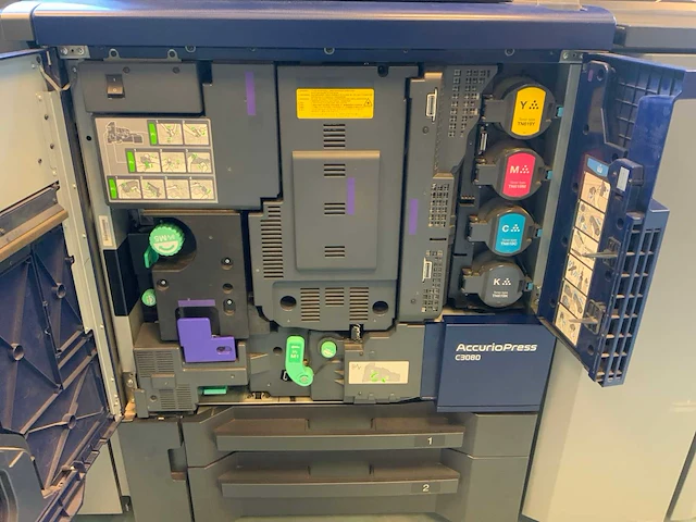 2018 konica minolta accuriopress c 3080 digitale drukmachine - afbeelding 15 van  15