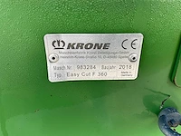 2018 krone easy cut f360 schijvenmaaier - afbeelding 21 van  21