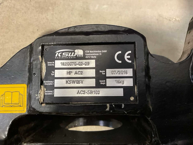2018 ksw hp ac2 snelwissel - afbeelding 3 van  3