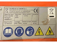 2018 kt kunzle & tasin scorpion parketschuurmachine - afbeelding 9 van  9