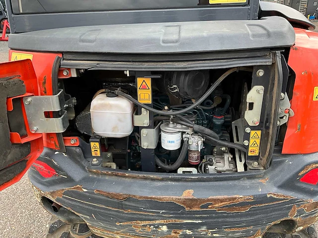 2018 kubota kx027-4 hi minigraafmachine - afbeelding 19 van  29