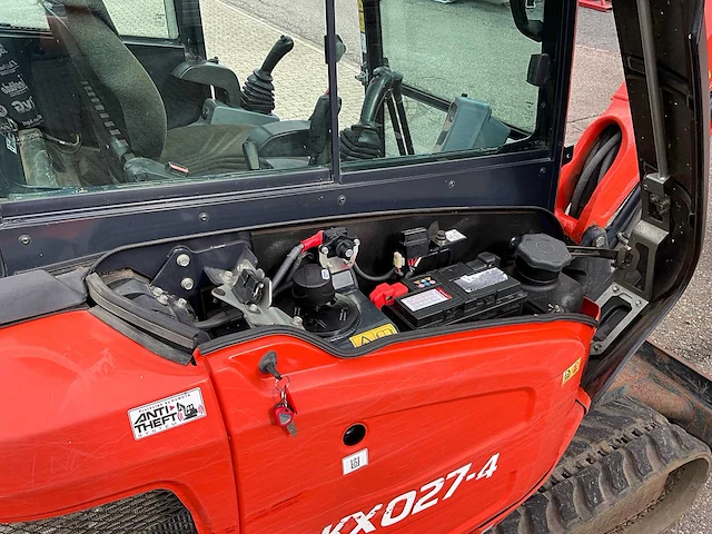 2018 kubota kx027-4 hi minigraafmachine - afbeelding 20 van  29