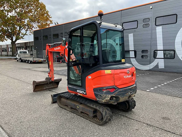 2018 kubota kx027-4 hi minigraafmachine - afbeelding 23 van  29