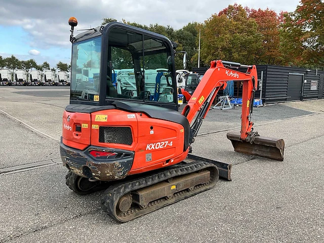 2018 kubota kx027-4 hi minigraafmachine - afbeelding 25 van  29