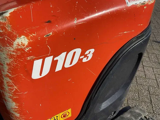 2018 kubota u10-3 minigraafmachine - afbeelding 9 van  13