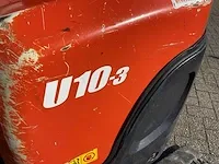 2018 kubota u10-3 minigraafmachine - afbeelding 9 van  13