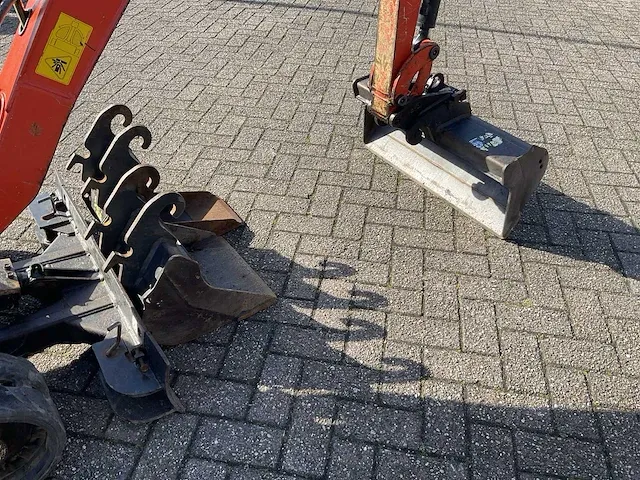 2018 kubota u10-3 minigraafmachine - afbeelding 12 van  13