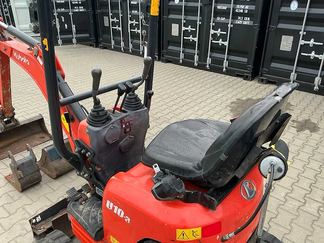 2018 kubota u10-3 minigraafmachine - afbeelding 17 van  30