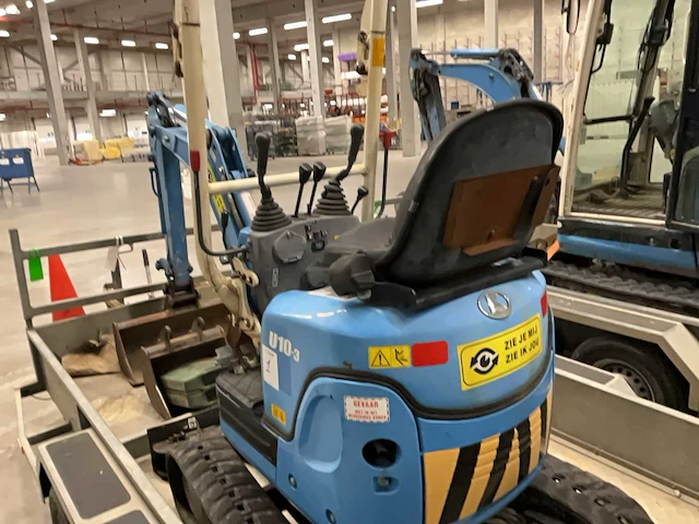 2018 kubota u10-3 minigraafmachine - afbeelding 7 van  20