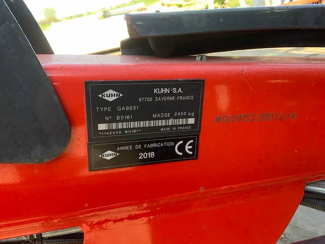 2018 kuhn ga9531 zwadhark - afbeelding 31 van  37
