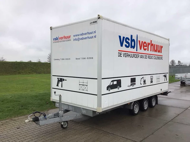 2018 kuiper kupa 3500kg meubelbak aanhangwagen - afbeelding 1 van  10