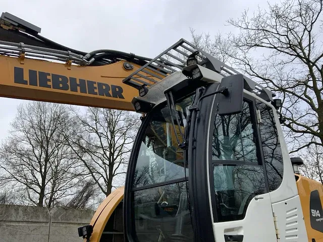 2018 liebherr a914 compact litronic banden graafmachine - afbeelding 10 van  56