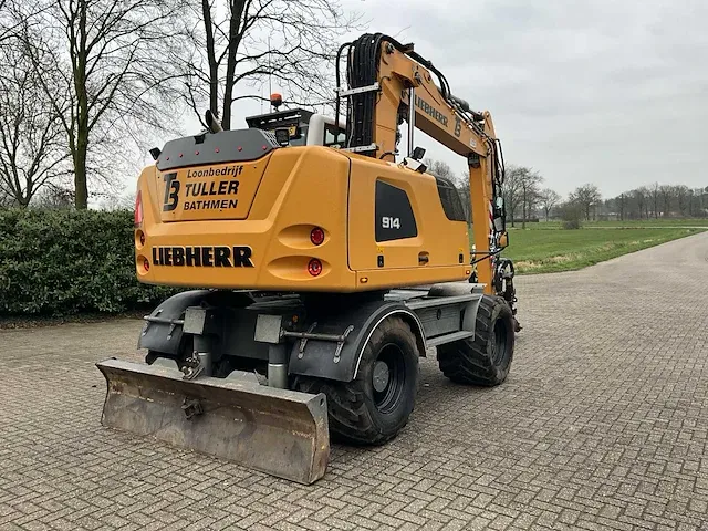 2018 liebherr a914 litronic banden graafmachine - afbeelding 23 van  41