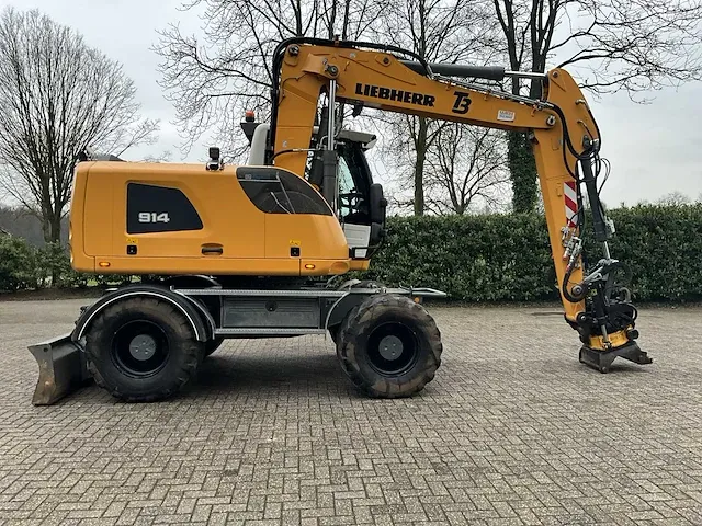 2018 liebherr a914 litronic banden graafmachine - afbeelding 40 van  41