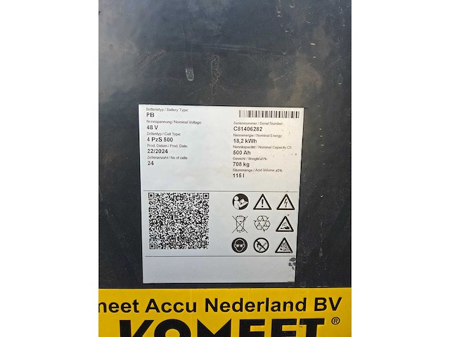 2018 linde e16c-02 accu 2024 vorkheftruck - afbeelding 4 van  4