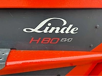 2018 linde h80d-03/900 evo vorkheftruck - afbeelding 5 van  49