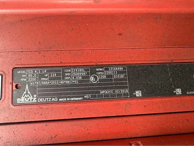 2018 linde h80d-03/900 evo vorkheftruck - afbeelding 20 van  49
