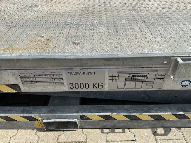 2018 lissmac mab 2801 schaarheftafel / werkplatform - afbeelding 6 van  8