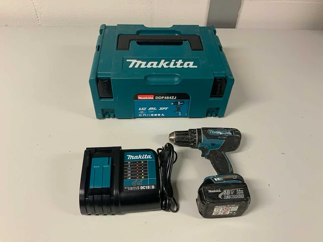 2018 makita dhp482 schroefboormachine - afbeelding 1 van  2