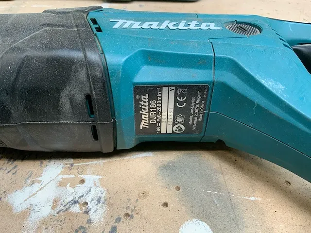 2018 makita djr186 reciprozaag - afbeelding 2 van  5