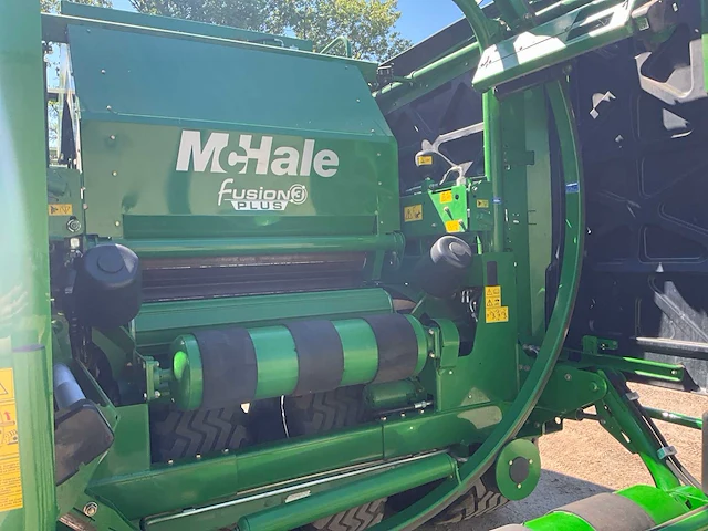 2018 mchale fusion 3 plus balenpers met foliewikkelaar - afbeelding 18 van  35