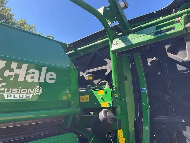 2018 mchale fusion 3 plus balenpers met foliewikkelaar - afbeelding 21 van  35