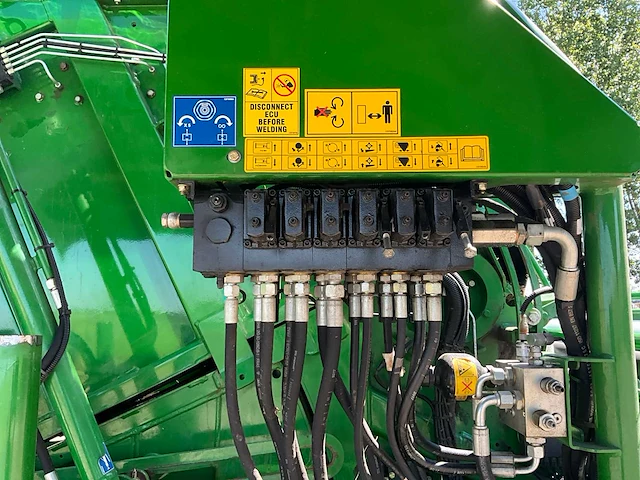 2018 mchale fusion 3 plus balenpers met foliewikkelaar - afbeelding 28 van  35