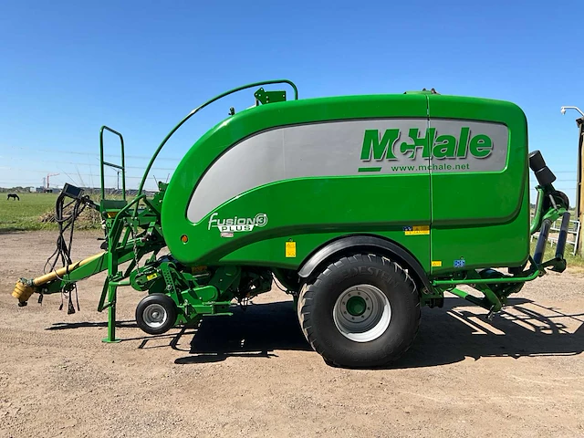 2018 mchale fusion 3 plus balenpers met foliewikkelaar - afbeelding 30 van  35