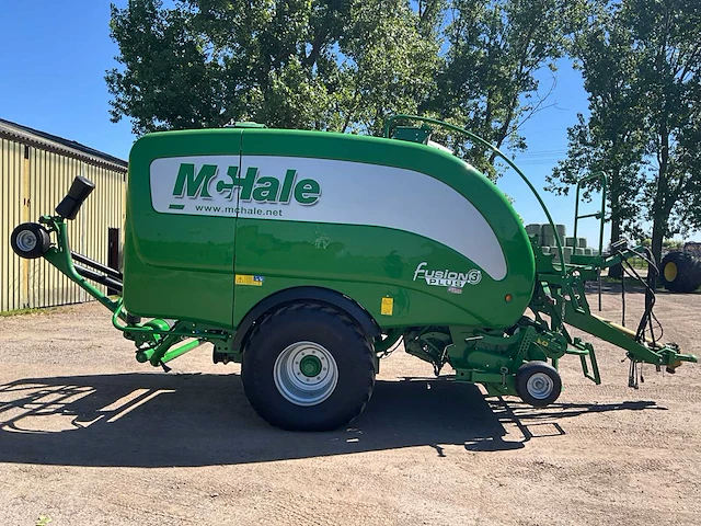 2018 mchale fusion 3 plus balenpers met foliewikkelaar - afbeelding 31 van  35