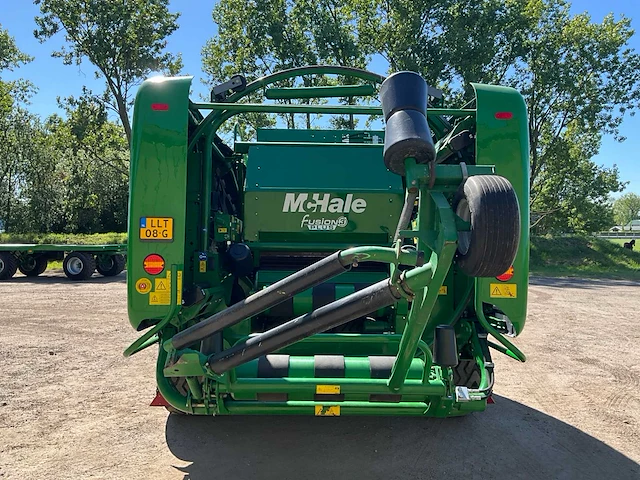 2018 mchale fusion 3 plus balenpers met foliewikkelaar - afbeelding 33 van  35