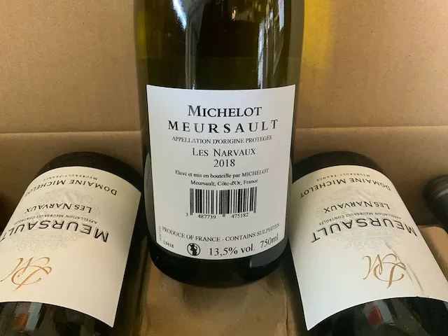 2018 michelot mersault bourgogne witte wijn (6x) - afbeelding 2 van  4