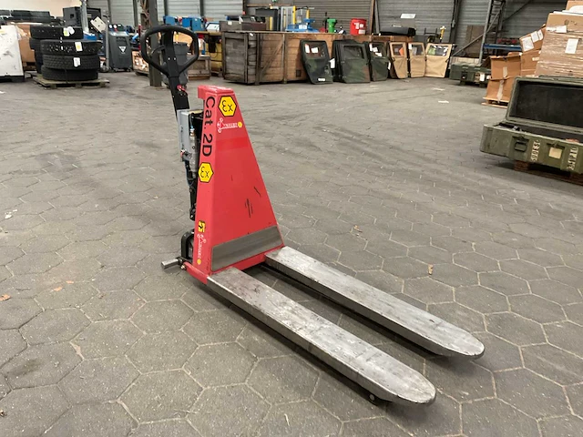 2018 mitrex e1000spw-acx hand hydraulische palletwagen - afbeelding 2 van  8