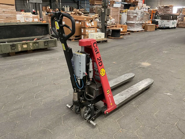 2018 mitrex e1000spw-acx hand hydraulische palletwagen - afbeelding 3 van  8