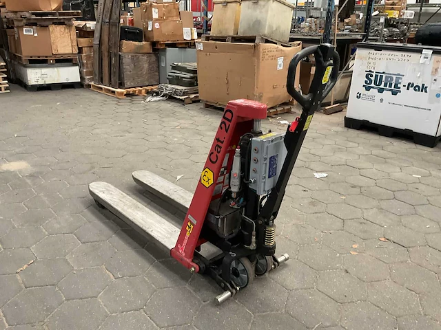 2018 mitrex e1000spw-acx hand hydraulische palletwagen - afbeelding 4 van  8