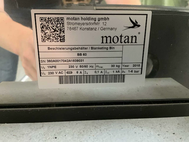 2018 motan bb 60 vernevelcontainer - afbeelding 7 van  7