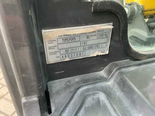 2018 new holland e18c minigraafmachine - afbeelding 9 van  20