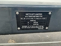 2018 nifty 170het mk1b aanhanger hoogwerker - afbeelding 4 van  29