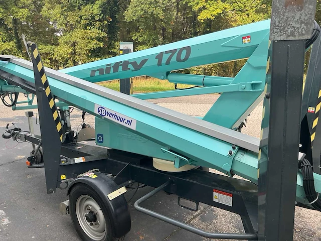 2018 nifty 170het mk1b aanhanger hoogwerker - afbeelding 19 van  29