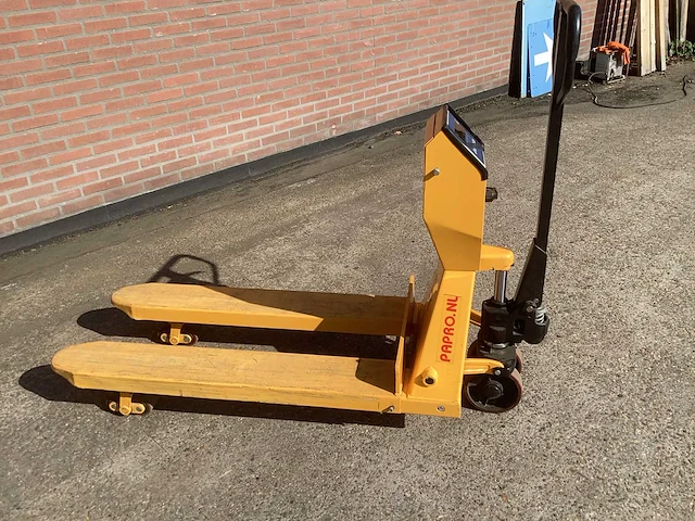 2018 papro p 2/007.t hand hydraulische palletwagen - afbeelding 2 van  5