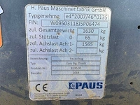 2018 paus easy big 25 wh verhuislift / ladderlift aanhanger - afbeelding 10 van  20