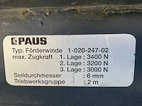 2018 paus easy big 25 wh verhuislift / ladderlift aanhanger - afbeelding 13 van  20
