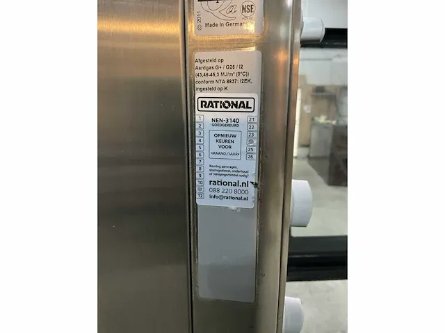 2018 rational cmp 101g combisteamer - afbeelding 10 van  10