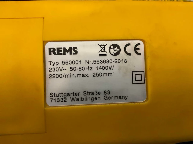 2018 rems tiger sr reciprozaag - afbeelding 3 van  3